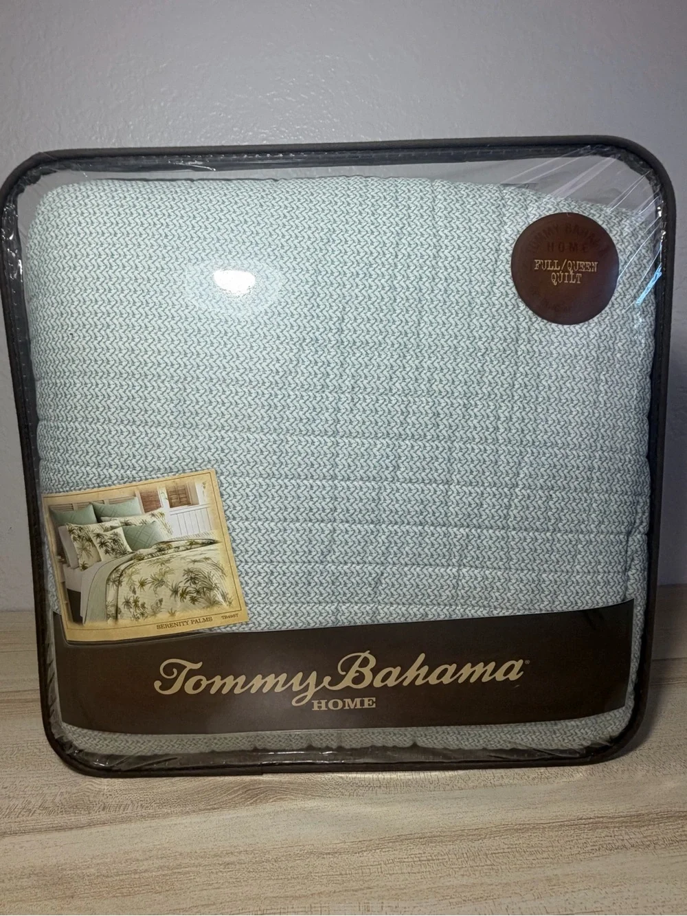 Tommy Bahama Serenity Palms Full/Queen 3-Pc Quilt Set / Juego Colcha 3 Pzas